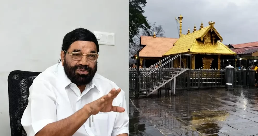Sabarimala minister VN Vasavan visits