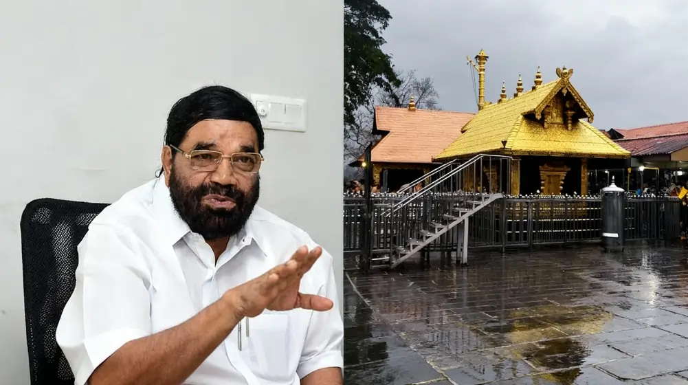 Sabarimala minister VN Vasavan visits