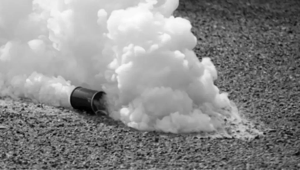 Tear gas training accident in Karunagappally