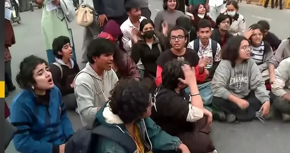 Protest over air pollution