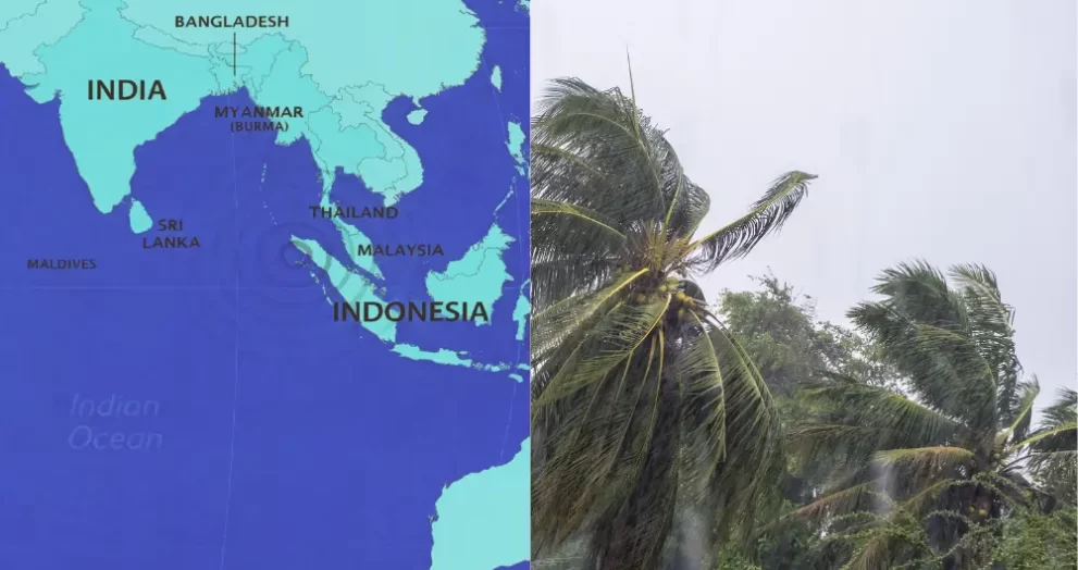 Dithva Cyclone causes heavy rain