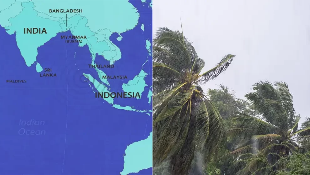 Dithva Cyclone causes heavy rain