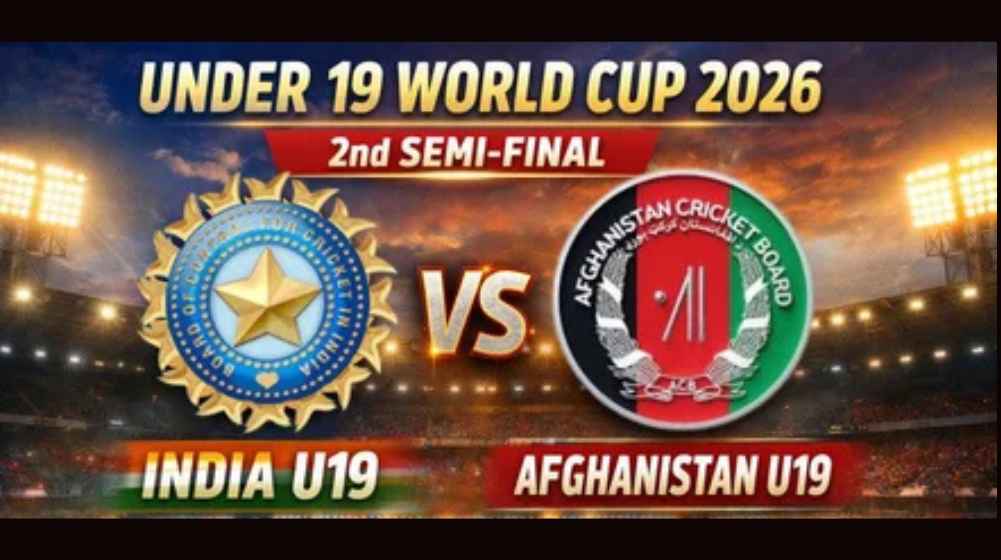 India vs Afghanistan U19 WC Semi