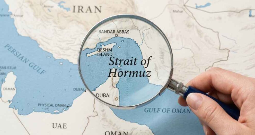 Hormuz Strait trade route